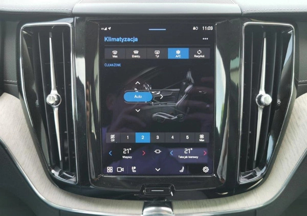 Volvo XC 60 cena 209900 przebieg: 53909, rok produkcji 2022 z Bardo małe 596